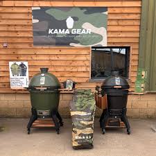 Wagen mit Acacia Shelves for V2 Max Kama Gear Kamado