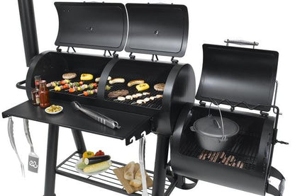 Premium Indianapolis Heavy Duty Offset Grill Smoker