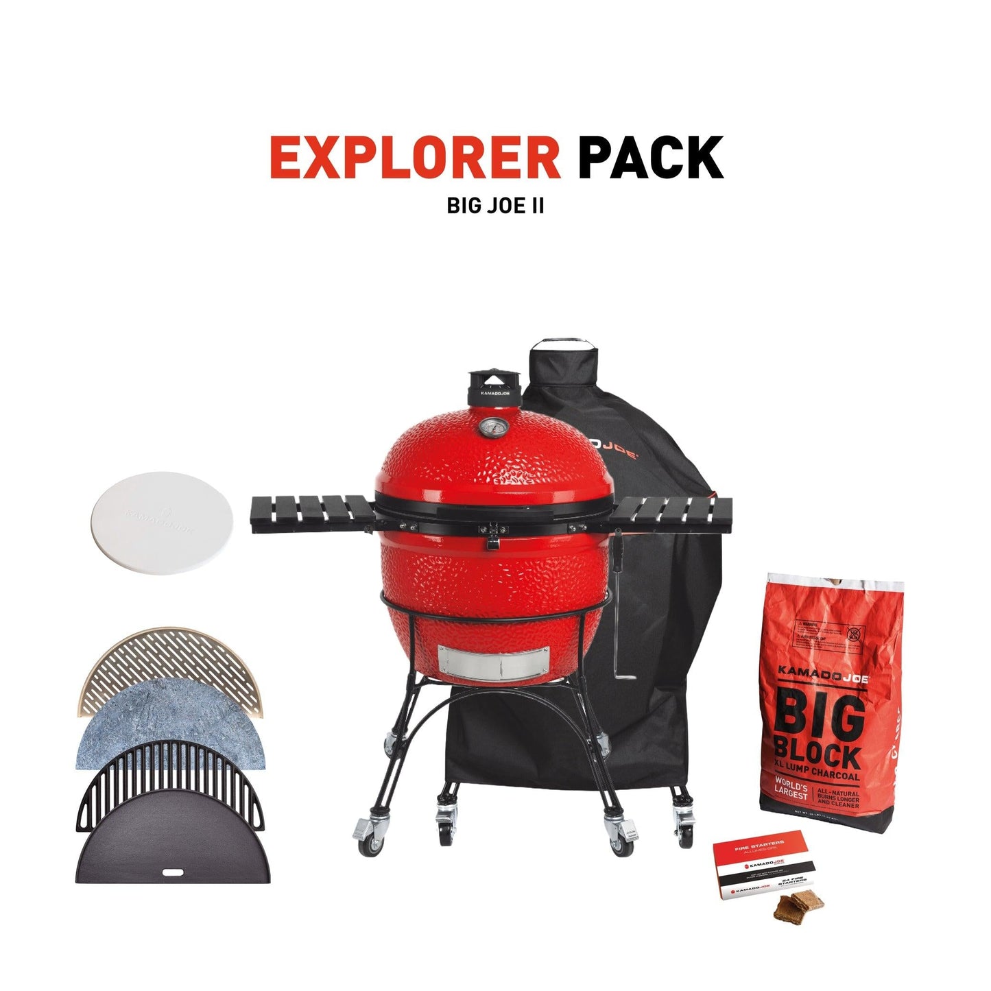 Kamado Joe Big Joe II mit Explorer Pack