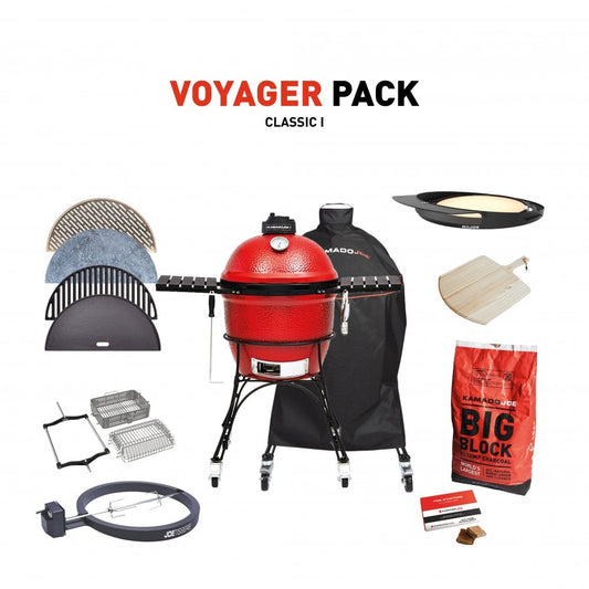 Kamado Joe Classic I mit Voyager Pack