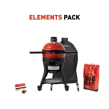 Premium Kamado Joe Konnected Grill mit Elements Pack