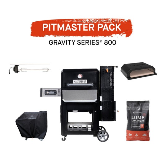 Premium Masterbuilt 800 GravityFed Grill mit Pitmaster Pack