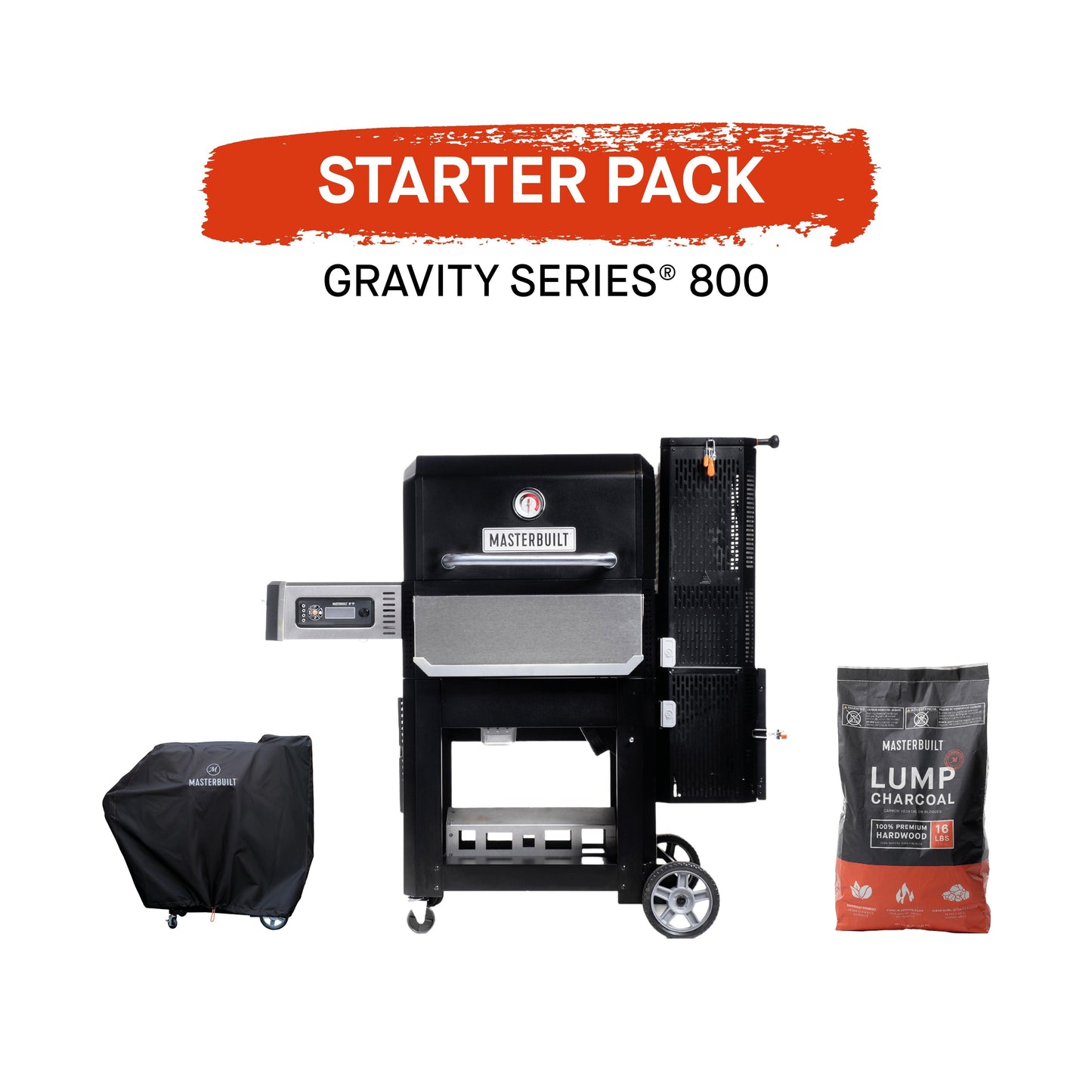 Premium Masterbuilt 800 Grillplatte Grill mit Starter Pack