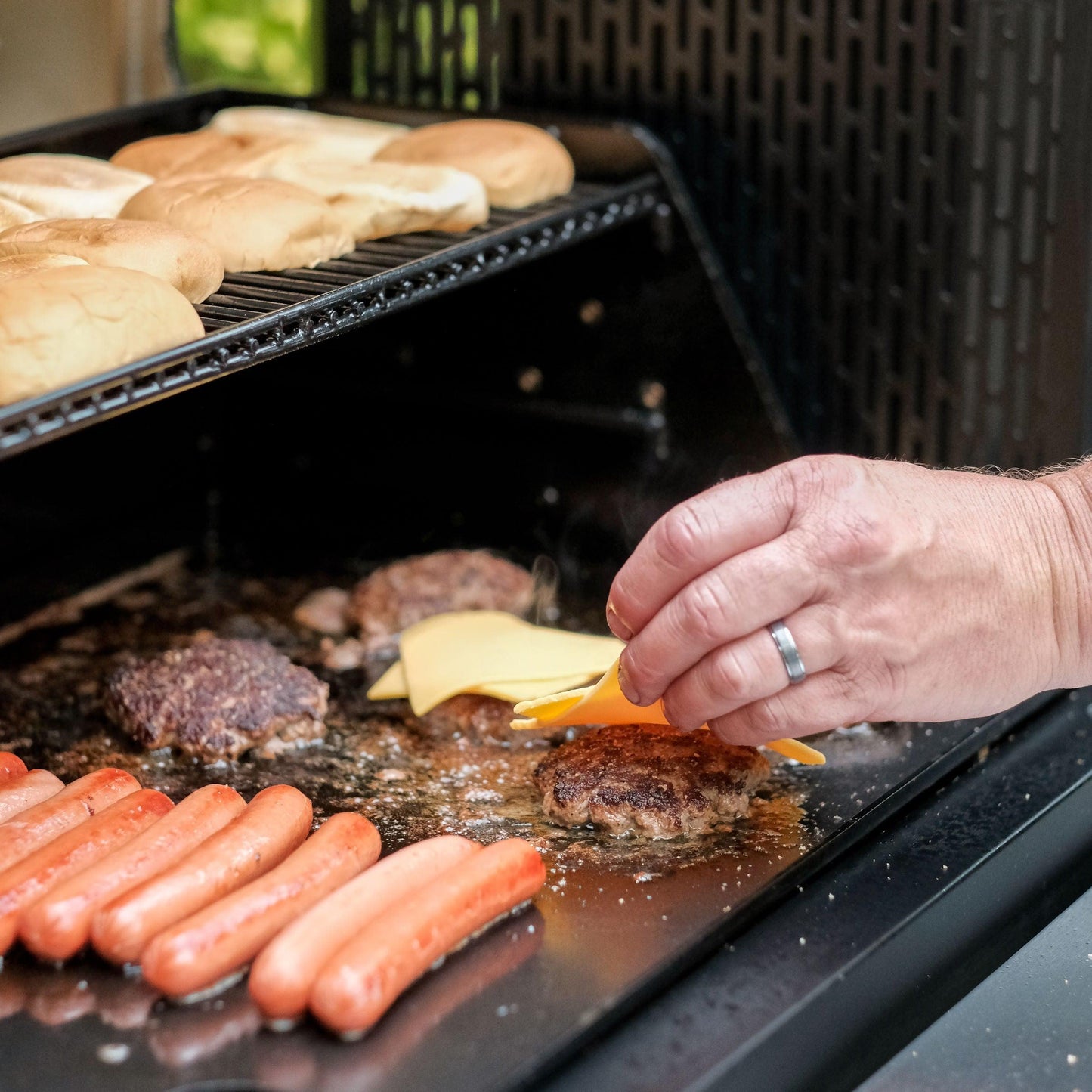 Premium Masterbuilt 800 Grillplatte Grill mit Starter Pack