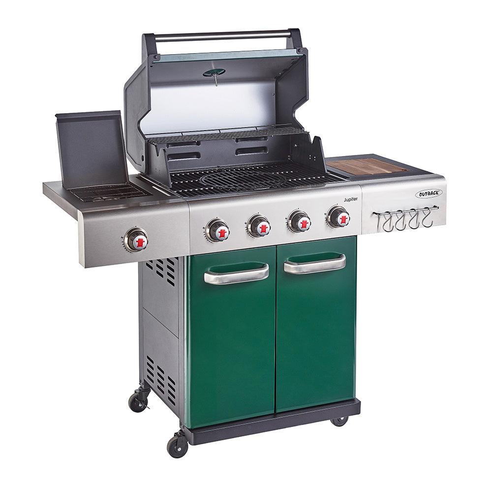 Outback Green Jupiter 4 Brenner Hybrid  Barbecue