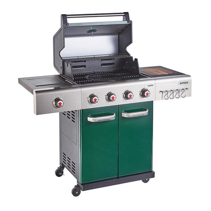 Outback Green Jupiter 4 Brenner Hybrid  Barbecue