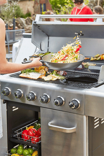 Premium Outback Jupiter Hybrid 6 Brenner Stainless Steel Gas Grill