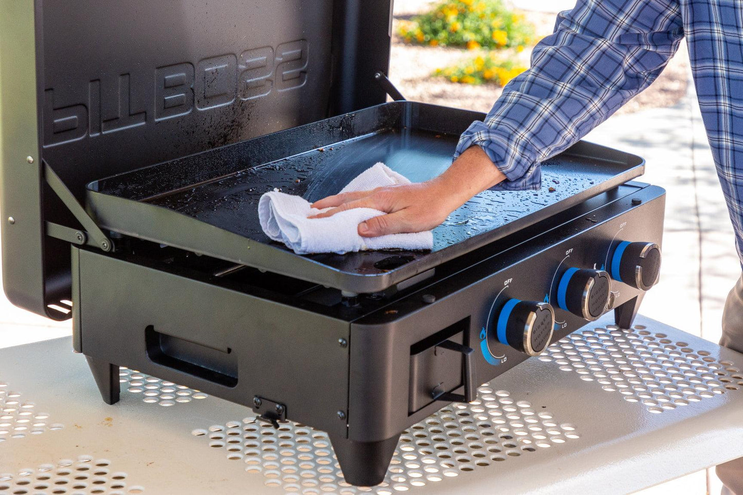Premium Pit Boss 3 Brenner Ultimate Plancha Grillplatte