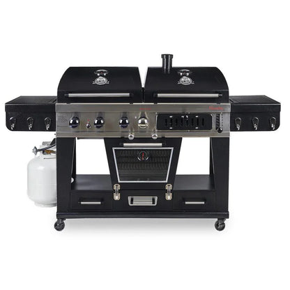 Premium Pit Boss Memphis 1.0 Ultimate Combo Räucher Grill Grill mit Abdeckung + Regulator