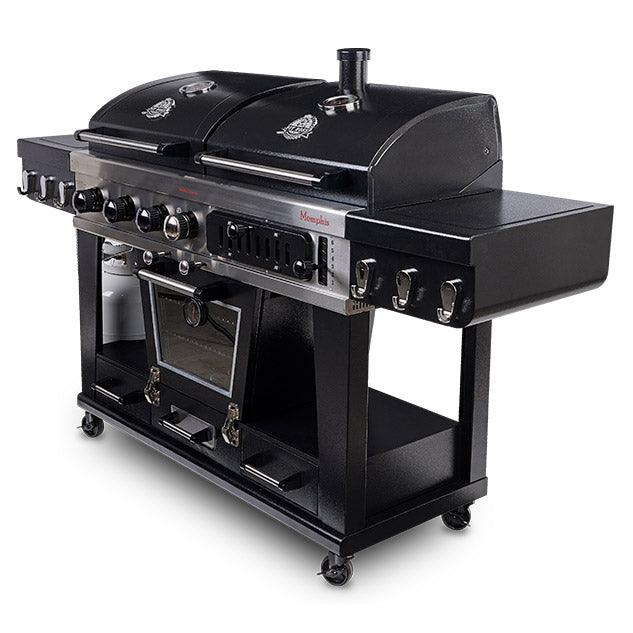 Premium Pit Boss Memphis 1.0 Ultimate Combo Räucher Grill Grill mit Abdeckung + Regulator