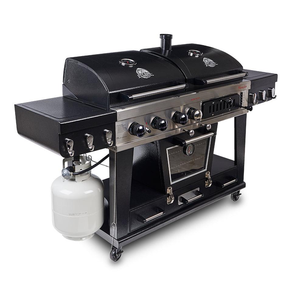 Premium Pit Boss Memphis 1.0 Ultimate Combo Räucher Grill Grill mit Abdeckung + Regulator