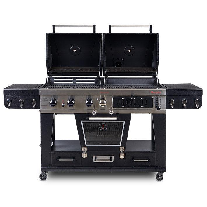 Premium Pit Boss Memphis 1.0 Ultimate Combo Räucher Grill Grill mit Abdeckung + Regulator