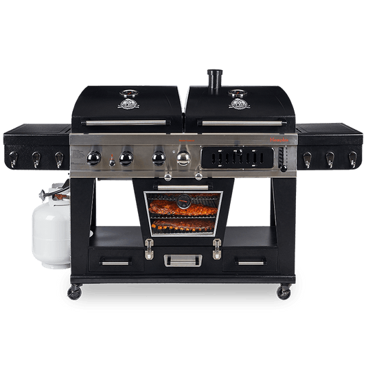 Premium Pit Boss Memphis 1.0 Ultimate Combo Räucher Grill Grill mit Abdeckung + Regulator