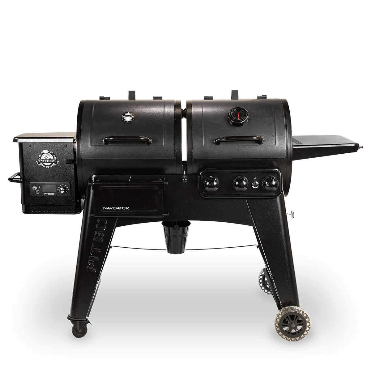 Premium Pit Boss Navigator 1230CN Combo Pellet Gas Grill Grill