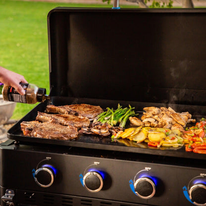 Premium PitBoss 5 Brenner Ultimate Plancha Grillplatte