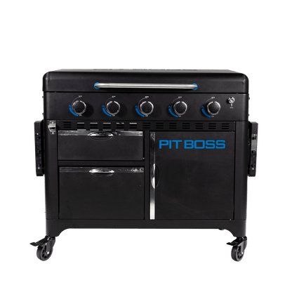 Premium PitBoss 5 Brenner Ultimate Plancha Grillplatte