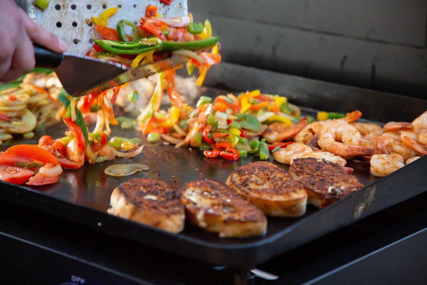 Premium PitBoss 5 Brenner Ultimate Plancha Grillplatte