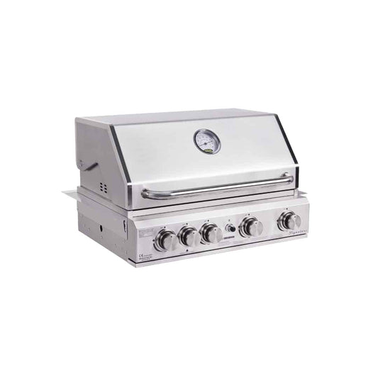 Premium Outback Signature 4 Brenner Hybrid Stainless Steel Grill - Built-In