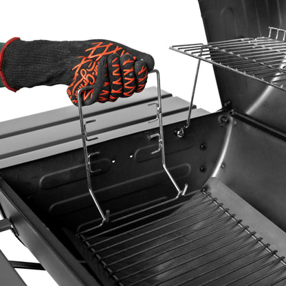 Premium Smokin' Pro Holzkohle Grill und Offset Smoker by Char-Griller