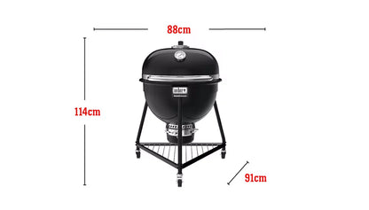 Premium Weber Summit E6 Kamado Holzkohle Grill